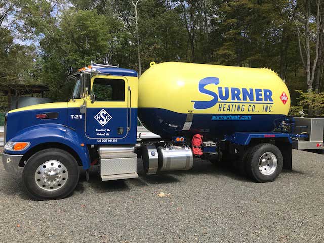 surner propane truck in Western MA